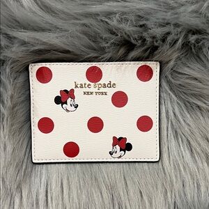 NWOT Kate Spade Disney Minnie Mouse Card Holder / Case